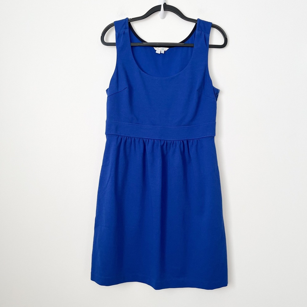 Boden Francesca Ponte Dress Cobalt Blue Womens 12